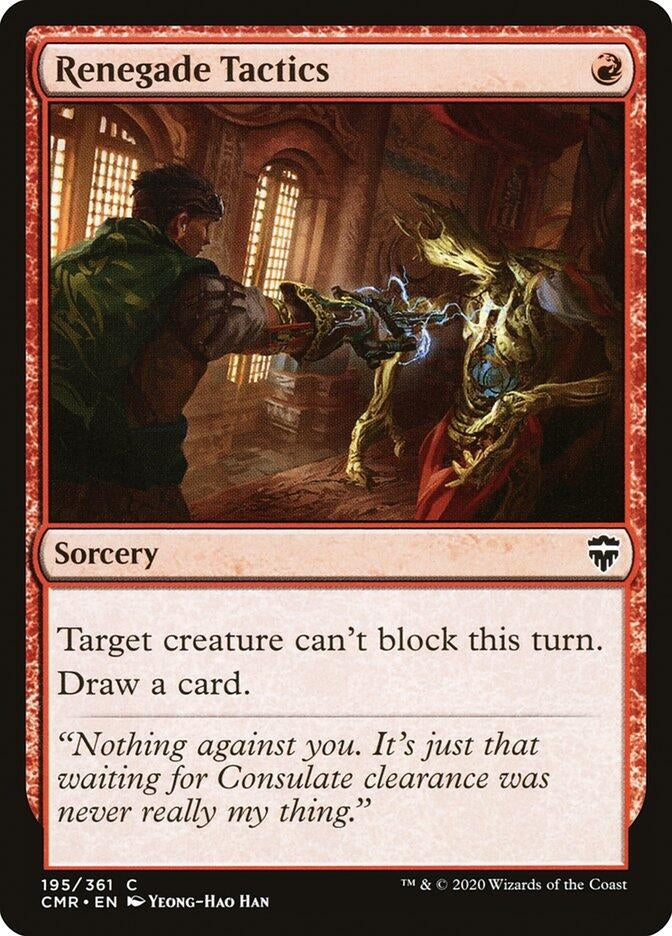 Image for Renegade Tactics (195) (Commander Legends) - Magic: The Gathering