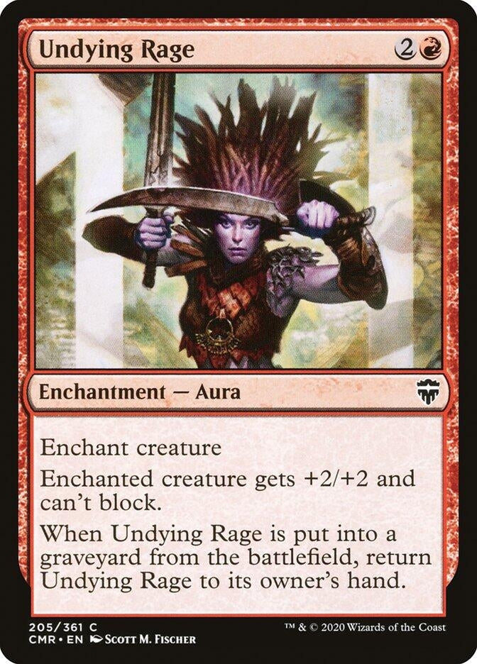 Image for Undying Rage (205) (Commander Legends) - Magic: The Gathering