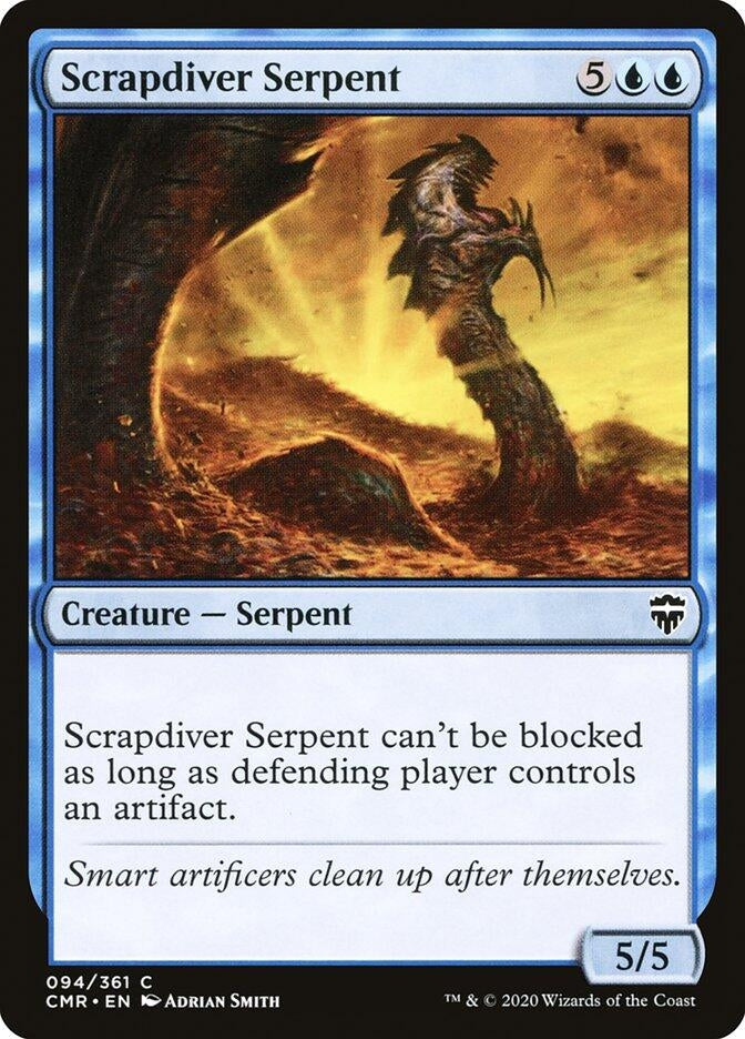 Image for Scrapdiver Serpent (94) (Commander Legends) - Magic: The Gathering