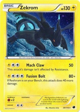 Image for Zekrom - 39/116 (Cosmos Holo) (039/116) (Miscellaneous Cards & Products) - Pokemon