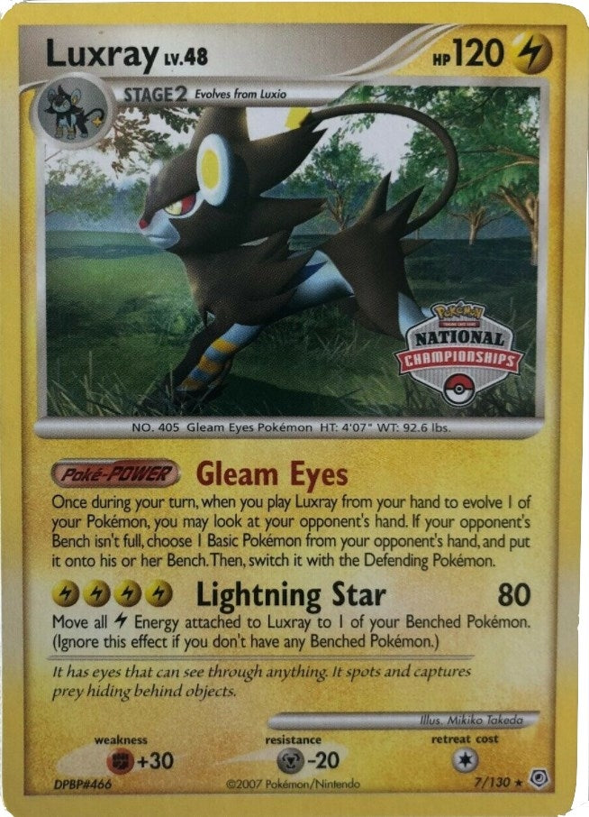 Image for Luxray - 7/130 (National Championships) (007/130) (League & Championship Cards) - Pokemon