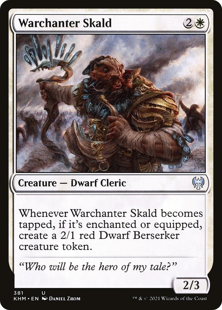 Image for Warchanter Skald (381) - Magic: The Gathering