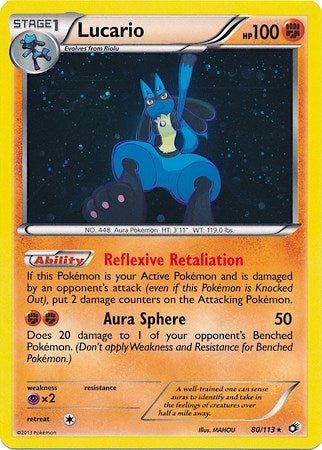 Image for Lucario - 80/113 (Cosmos Holo) (080/113) (Miscellaneous Cards & Products) - Pokemon