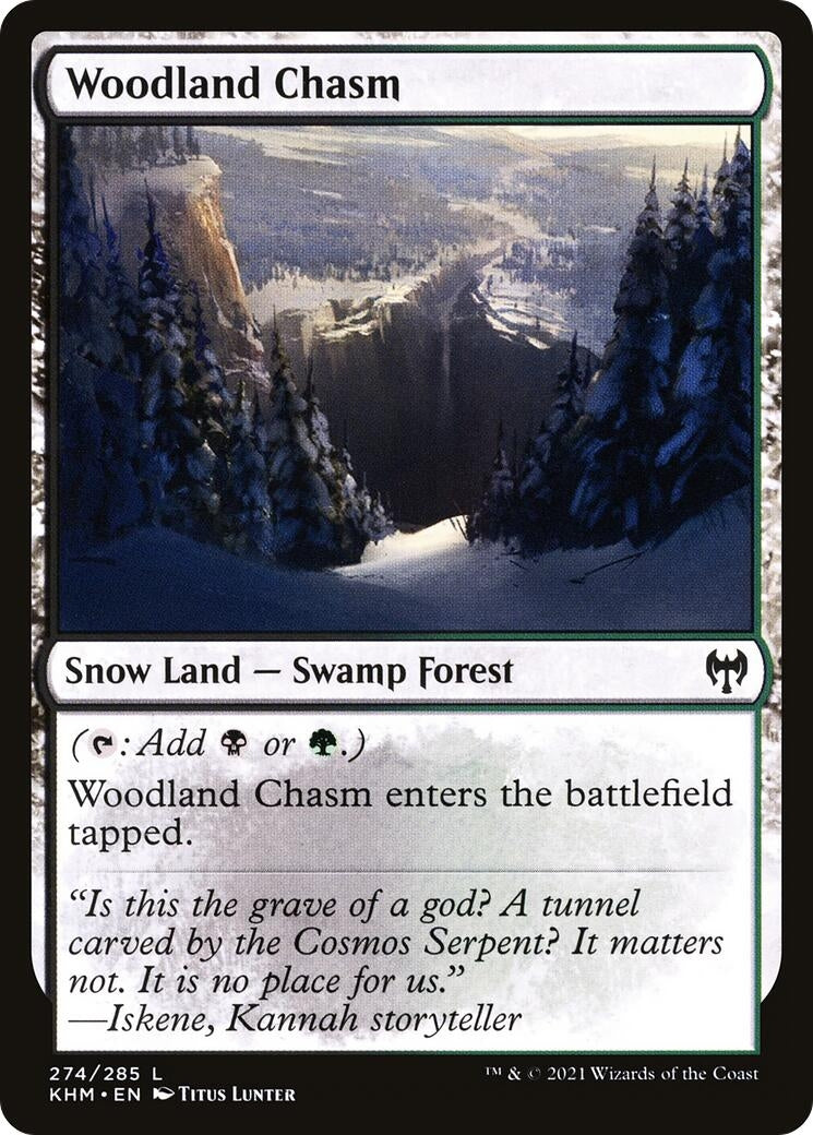 Image for Woodland Chasm (274) - Magic: The Gathering