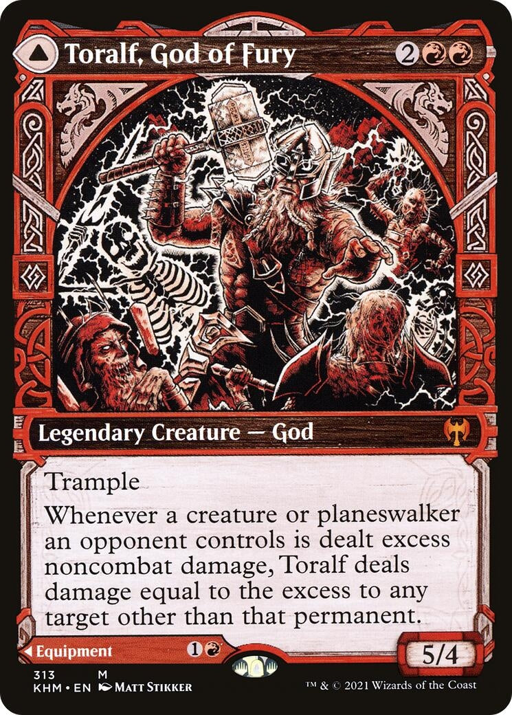 Image for Toralf, God of Fury (Showcase) (313) - Magic: The Gathering