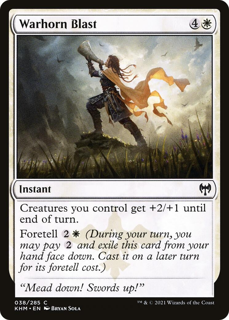 Image for Warhorn Blast (38) - Magic: The Gathering