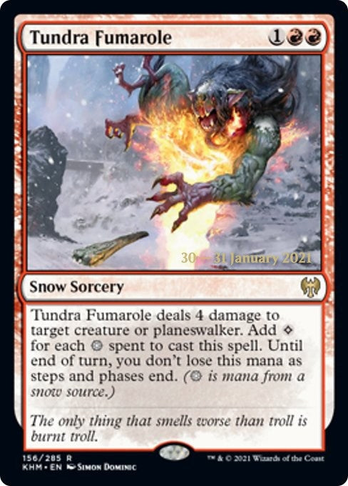 Image for Tundra Fumarole (156) - Magic: The Gathering