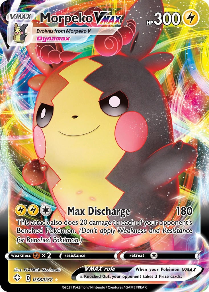 Image for Morpeko VMAX (038/072) (Shining Fates) - Pokemon