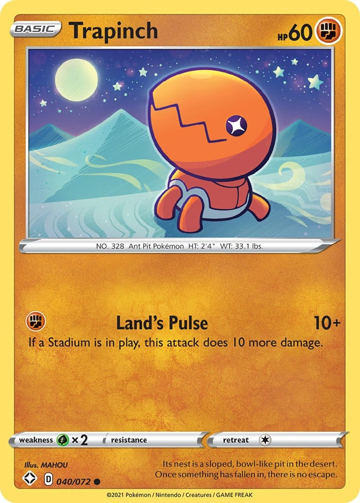 Image for Trapinch (040/072) (Shining Fates) - Pokemon