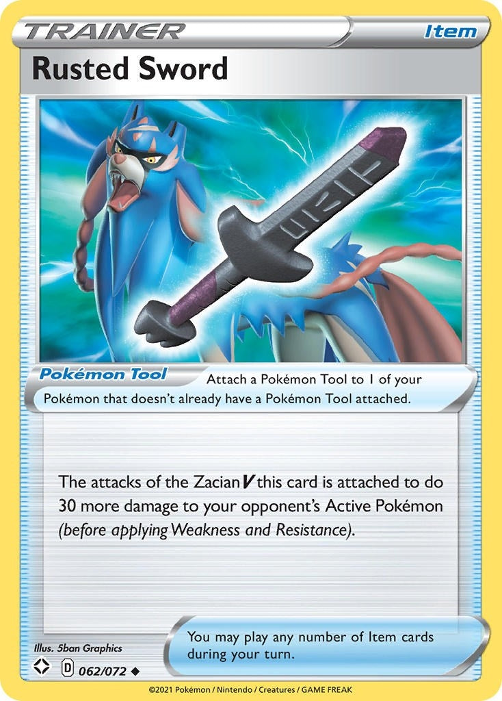 Image for Rusted Sword (062/072) (Shining Fates) - Pokemon