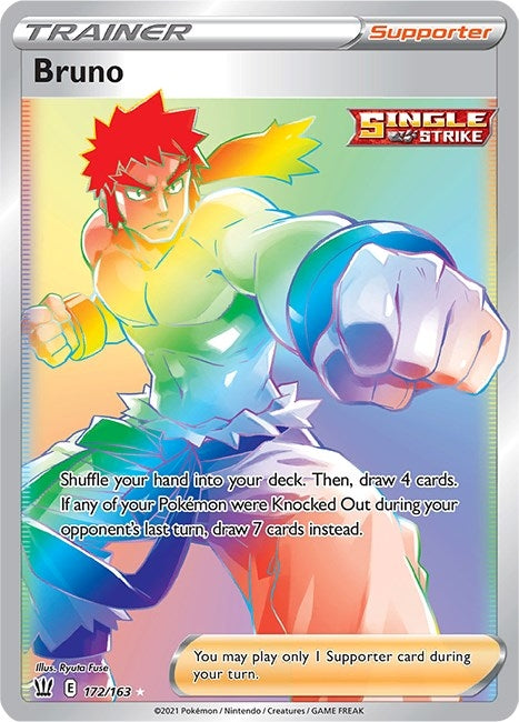 Image for Bruno (Secret) (172/163) (SWSH05: Battle Styles) - Pokemon