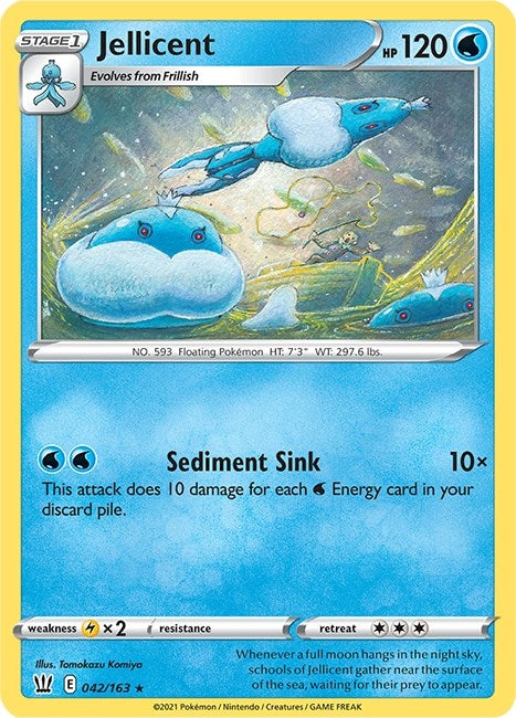 Image for Jellicent (042/163) (SWSH05: Battle Styles) - Pokemon