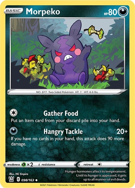 Image for Morpeko (098/163) (SWSH05: Battle Styles) - Pokemon