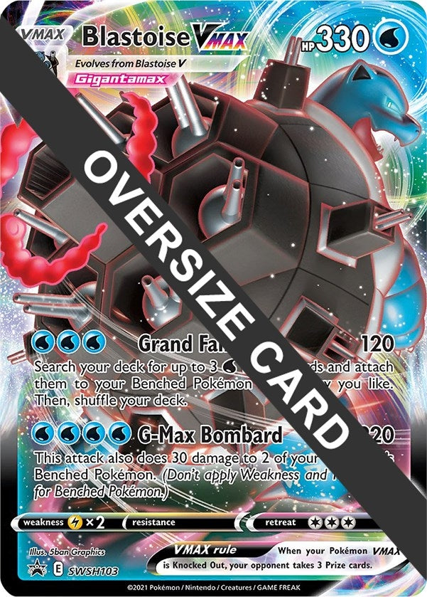 Image for Blastoise VMAX - SWSH103 (SWSH103) (Jumbo Cards) - Pokemon