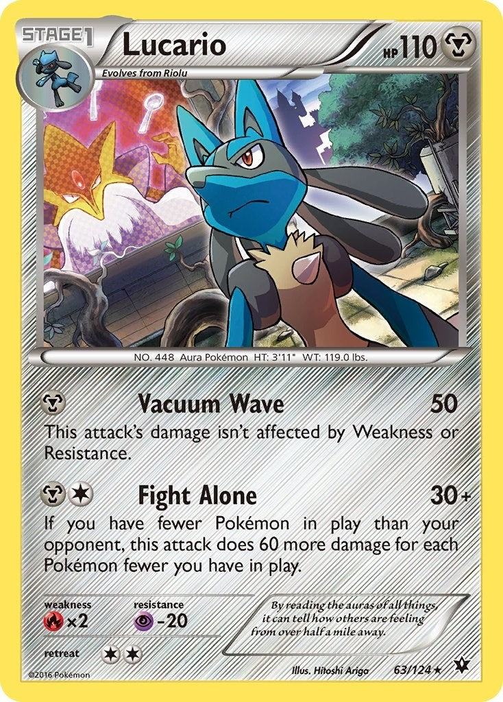 Image for Lucario - 63/124 (Cosmos Holo) (063/124) (Miscellaneous Cards & Products) - Pokemon
