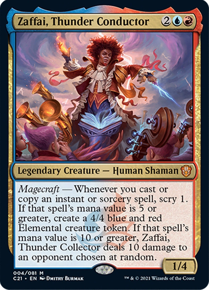 Zaffai, Thunder Conductor (4) (Commander 2021)