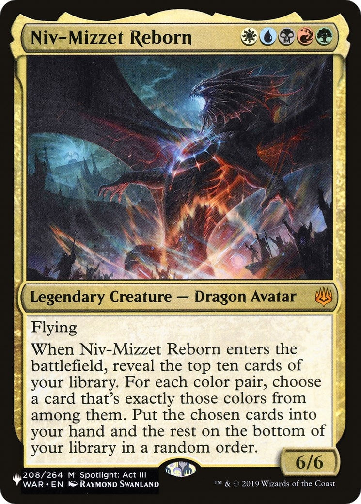Niv-Mizzet Reborn (208/264) (The List Reprints)