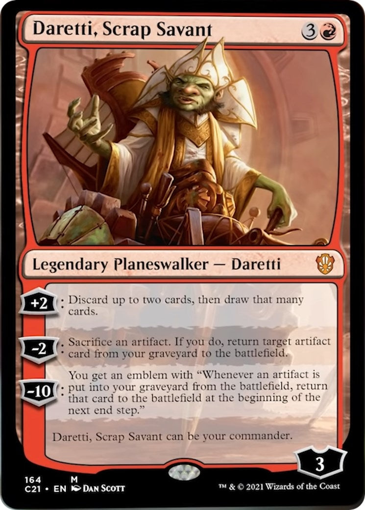 Daretti, Scrap Savant (164) (Commander 2021)