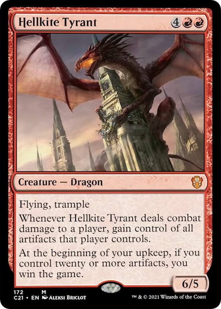 Hellkite Tyrant (172) (Commander 2021)