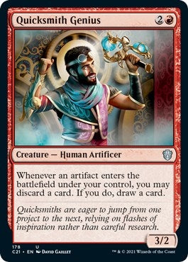 Quicksmith Genius (178) (Commander 2021)