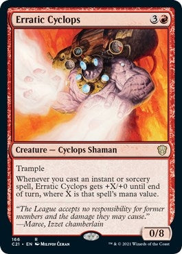 Erratic Cyclops (166) (Commander 2021)