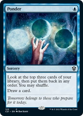 Ponder (125) (Commander 2021)