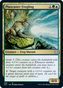 Plaxcaster Frogling (226) (Commander 2021)