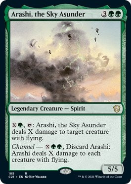 Arashi, the Sky Asunder (185) (Commander 2021)