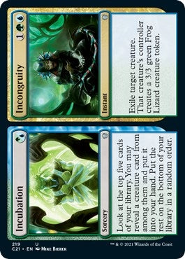 Incubation // Incongruity (219) (Commander 2021)