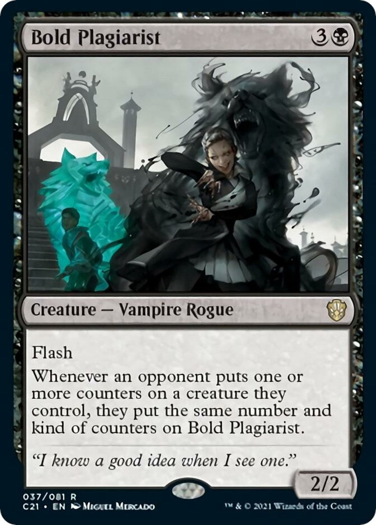 Image for Bold Plagiarist (37) (Commander 2021) - Magic: The Gathering