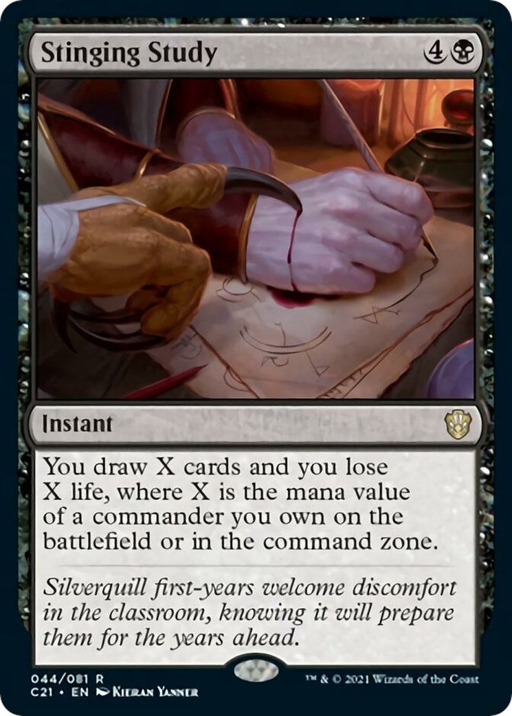 Stinging Study (44) (Commander 2021)