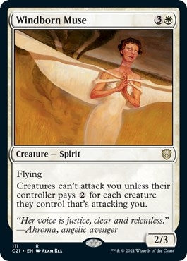 Windborn Muse (111) (Commander 2021)