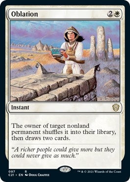 Image for Oblation (97) (Commander 2021) - Magic: The Gathering