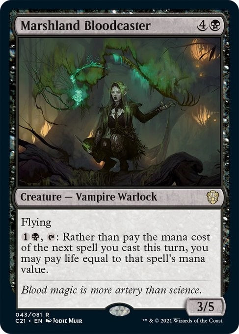 Marshland Bloodcaster (43) (Commander 2021)