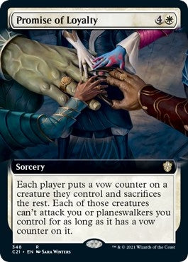 Promise of Loyalty (Extended Art) (348) (Commander 2021)