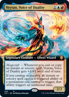 Veyran, Voice of Duality (Extended Art) (330) (Commander 2021)
