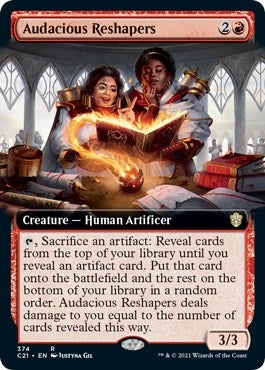 Audacious Reshapers (Extended Art) (374) (Commander 2021)