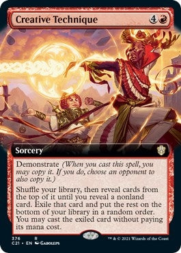 Creative Technique (Extended Art) (376) (Commander 2021)