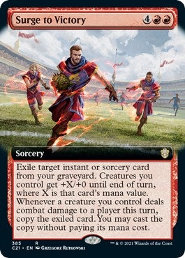 Surge to Victory (Extended Art) (385) (Commander 2021)