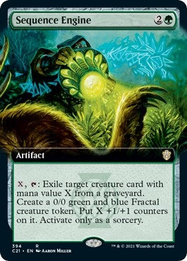 Sequence Engine (Extended Art) (394) (Commander 2021)
