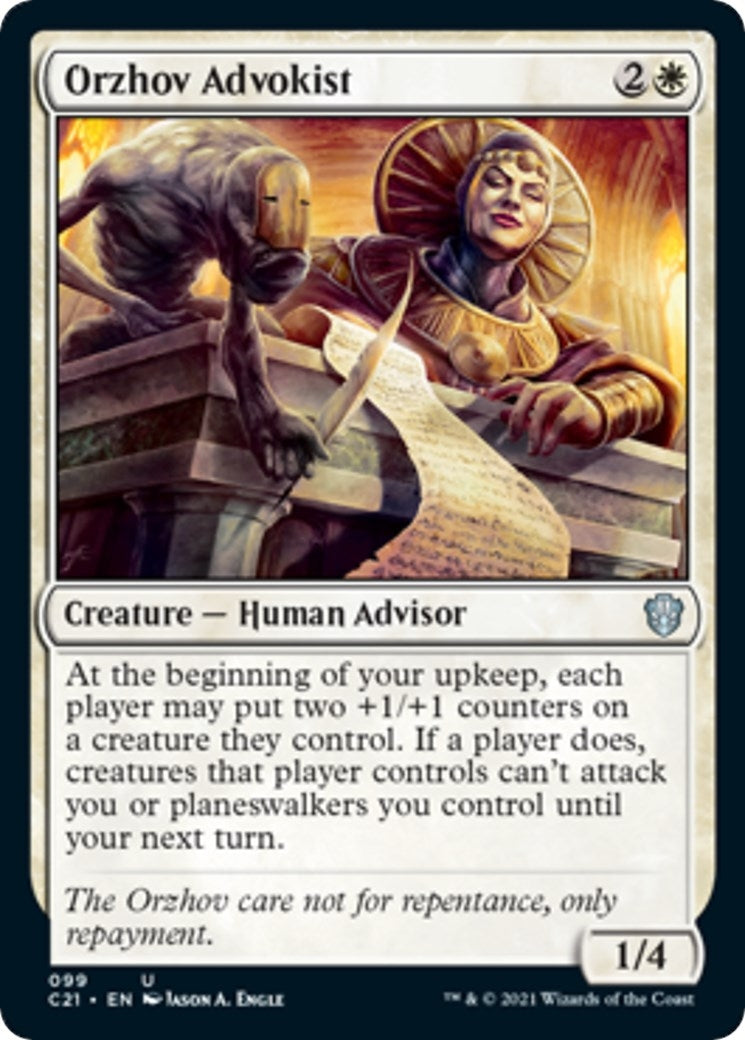 Image for Orzhov Advokist (99) (Commander 2021) - Magic: The Gathering
