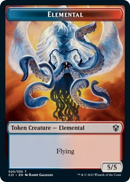 Elemental (020) // Copy Double-Sided Token (20 // 30) (Commander 2021)