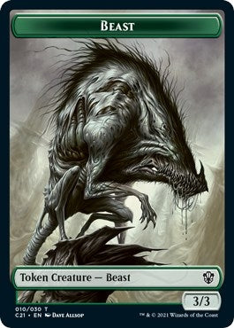 Beast (010) // Whale Double-Sided Token (10 // 5) (Commander 2021)
