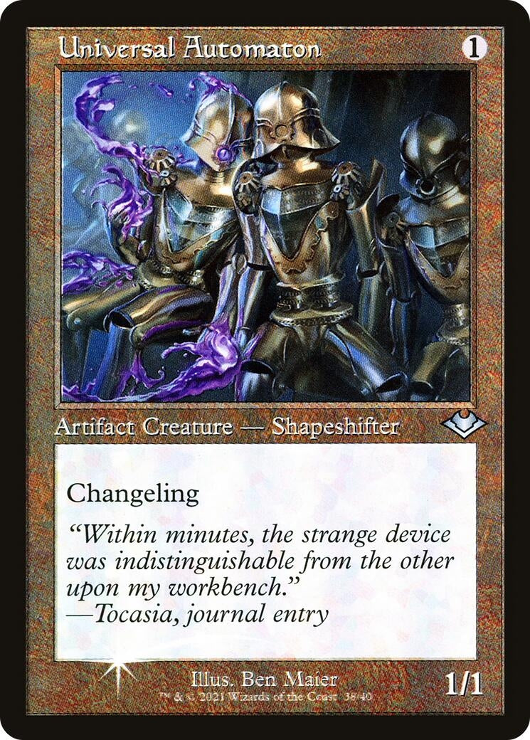 Image for Universal Automaton (Retro Frame) (Foil Etched) (38) - Magic: The Gathering
