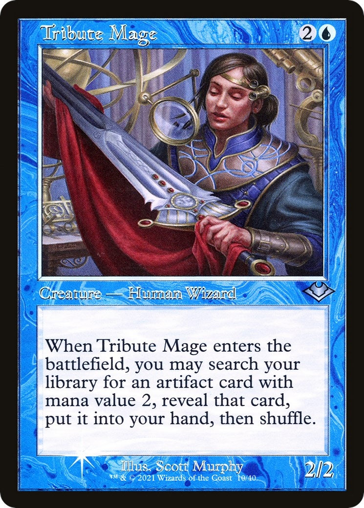 Image for Tribute Mage (Retro Frame) (10) - Magic: The Gathering