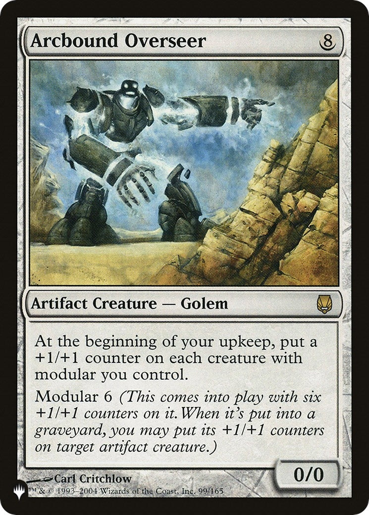 Arcbound Overseer (99/165) (The List Reprints)
