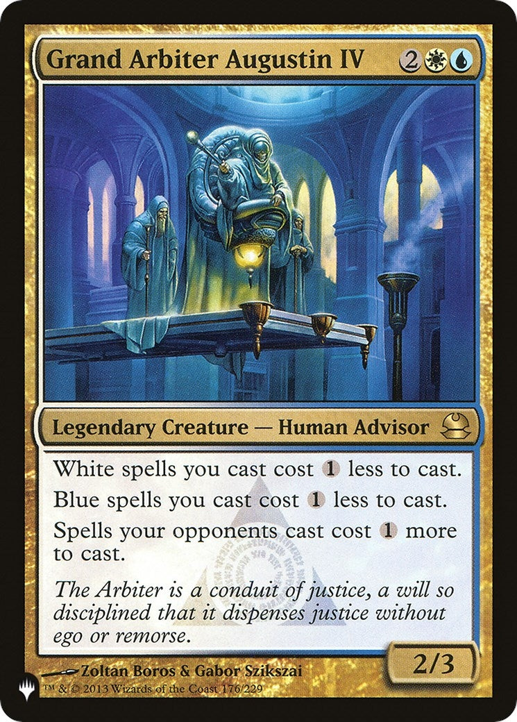 Grand Arbiter Augustin IV (176/229) (The List Reprints)