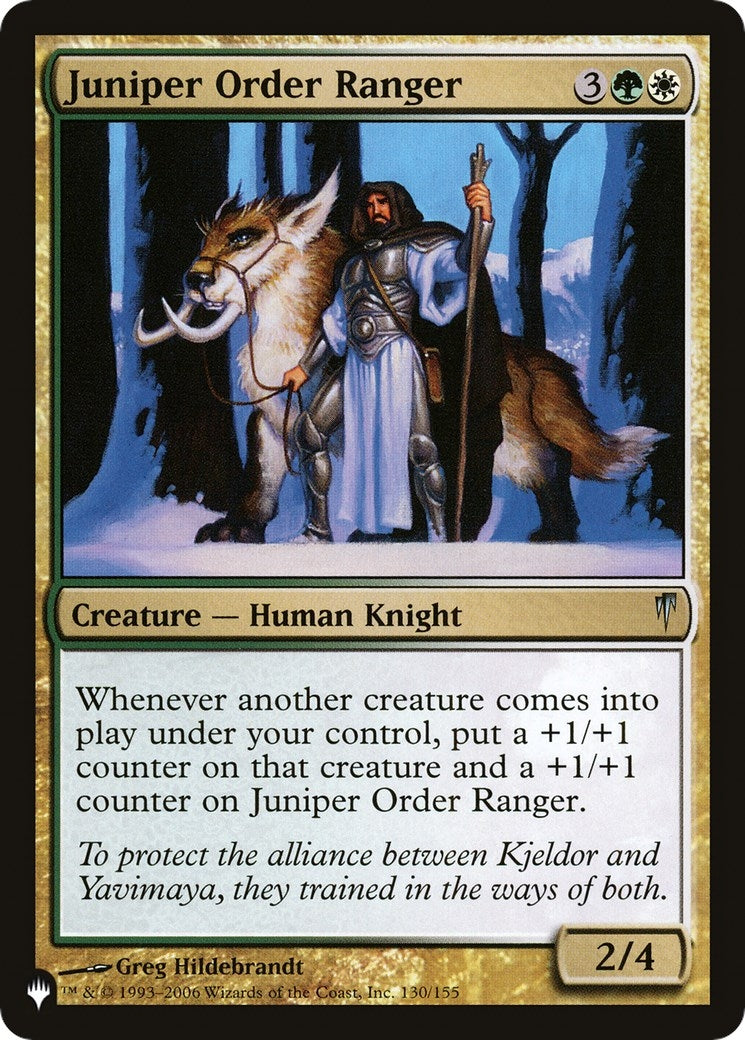 Juniper Order Ranger (130/155) (The List Reprints)