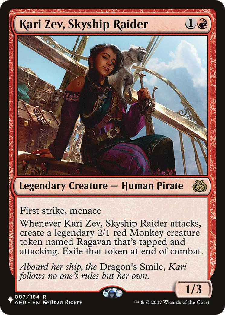 Kari Zev, Skyship Raider (087/184) (The List Reprints)