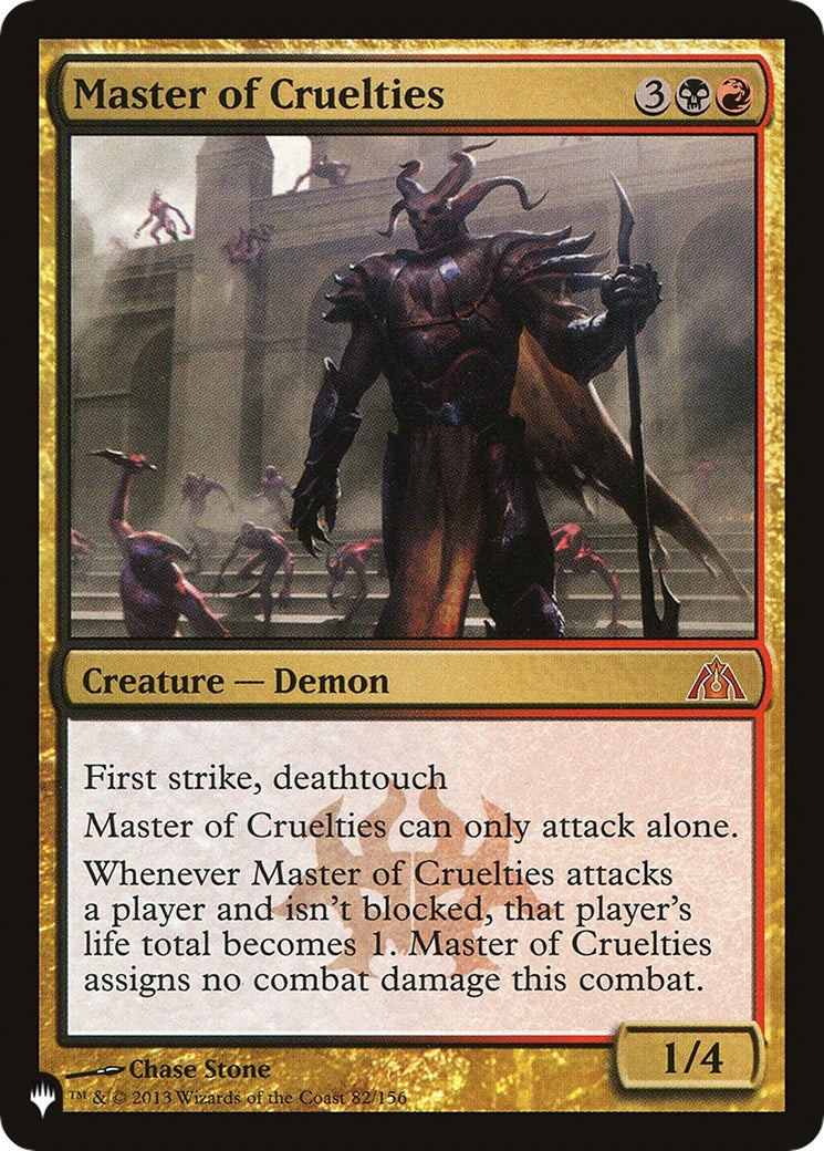 Master of Cruelties (82/156) (The List Reprints)